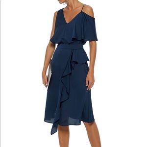 Iris & Ink Draped Crepe de Chine Top